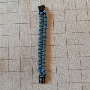 Blue and Black Paracord Bracelet
